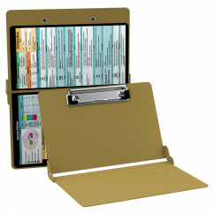 WhiteCoat Clipboard® - Tactical Brown Speech Language Pathology Edition
